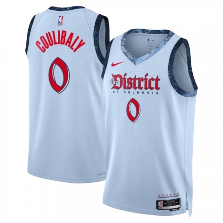 Dres Washington Wizards Bilal Coulibaly Nike 2024-25 City Edition Plava Swingman